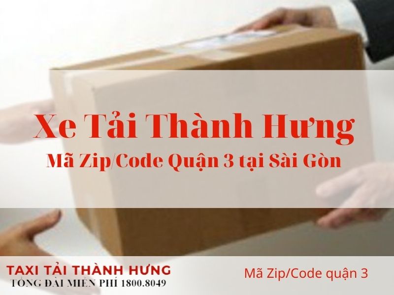Mã bưu điện bưu chính Postal zip/code quận 3 tại Sài Gòn